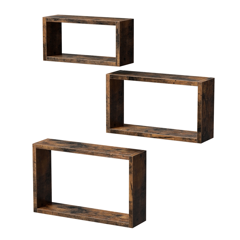 Wall Shelves Rustic Brown
