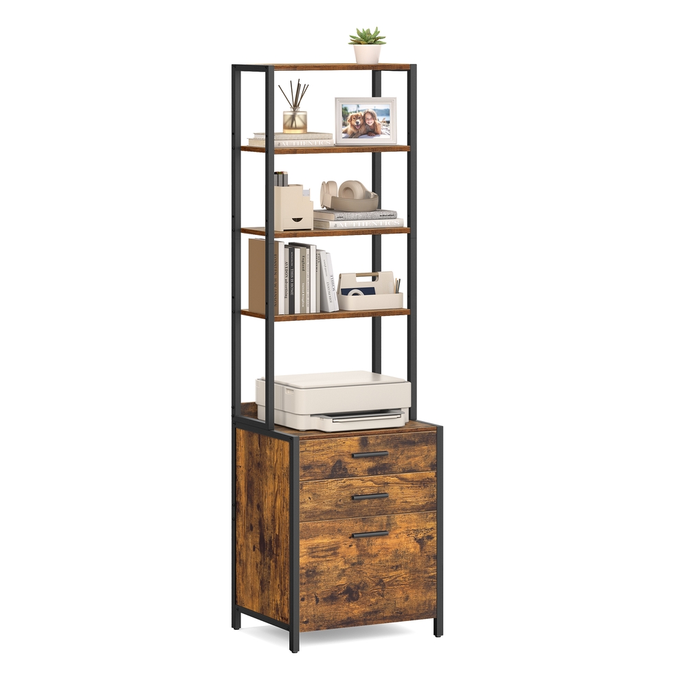 3-Drawer Filing Cabinet, File Cabinet for Home Office