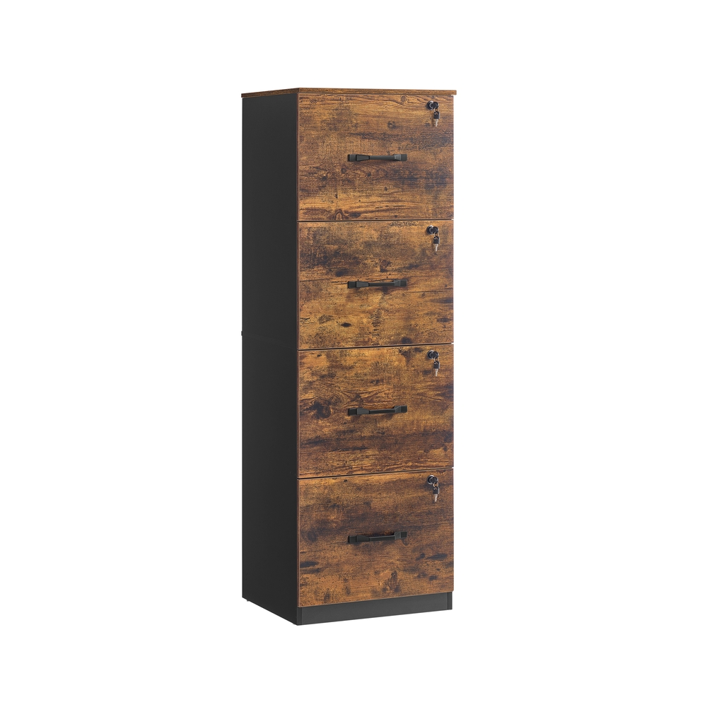 Filing Cabinet for Home Office with 4 Lockable Drawers Filing Cabinet for Home Office with 4 Lockable Drawers
