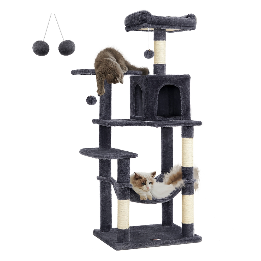 143 cm Cat Tower for Indoor Cats