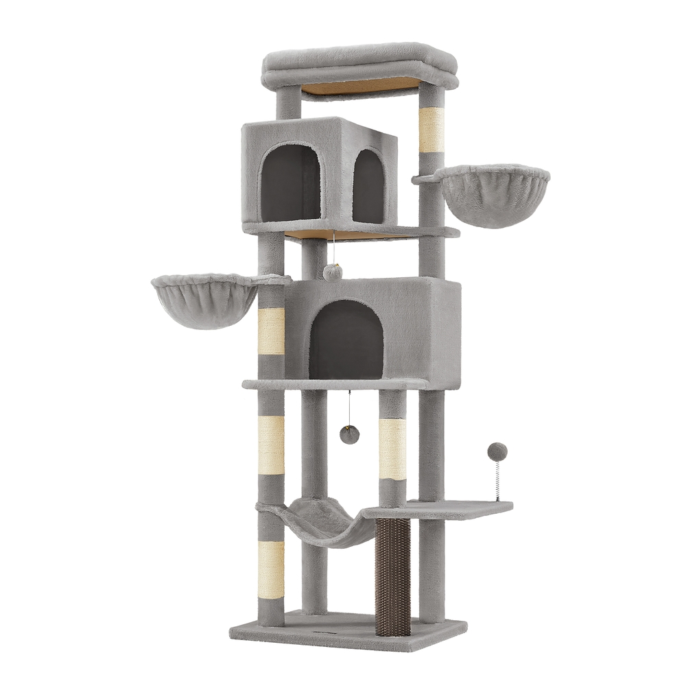 Large Cat Tree, Multi-Level, Dove Grey Large Cat Tree, Multi-Level, Dove Grey