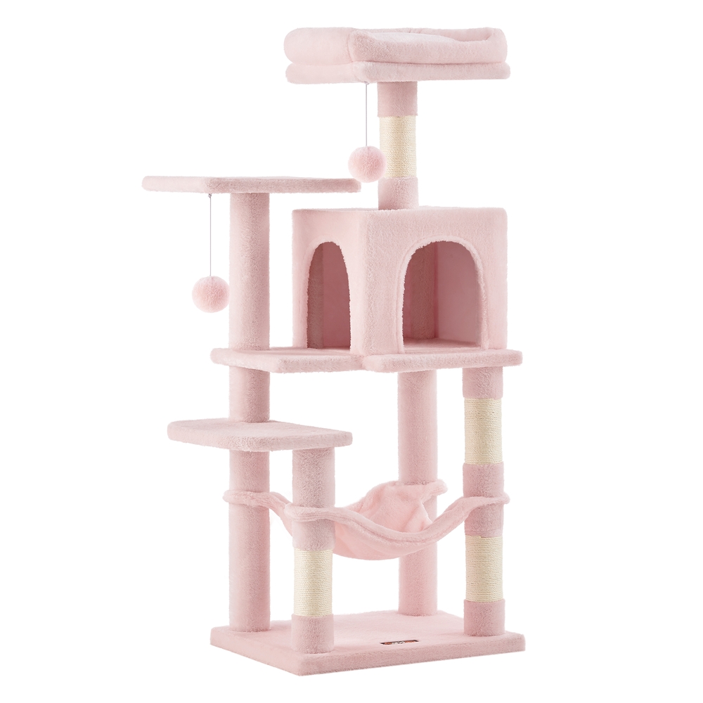 Cat Tree, 112 cm Cat Tower for Indoor Cats