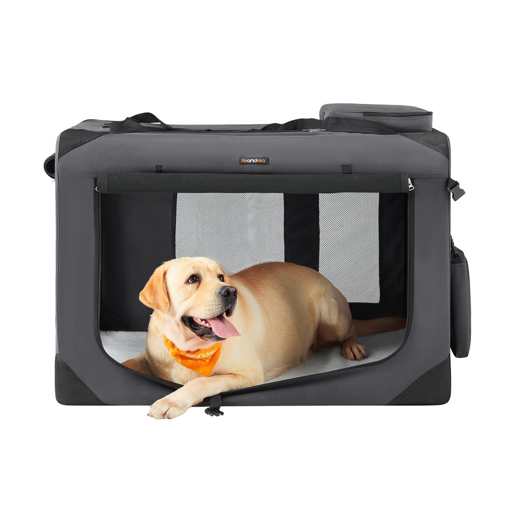 Pet Carrier 102 x 69 x 69 cm Grey Pet Carrier 102 x 69 x 69 cm Grey