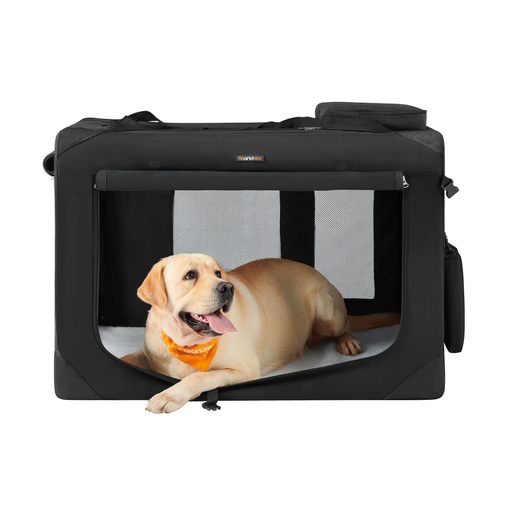 Pet Carrier 102 x 69 x 69 cm Black Pet Carrier 102 x 69 x 69 cm Black