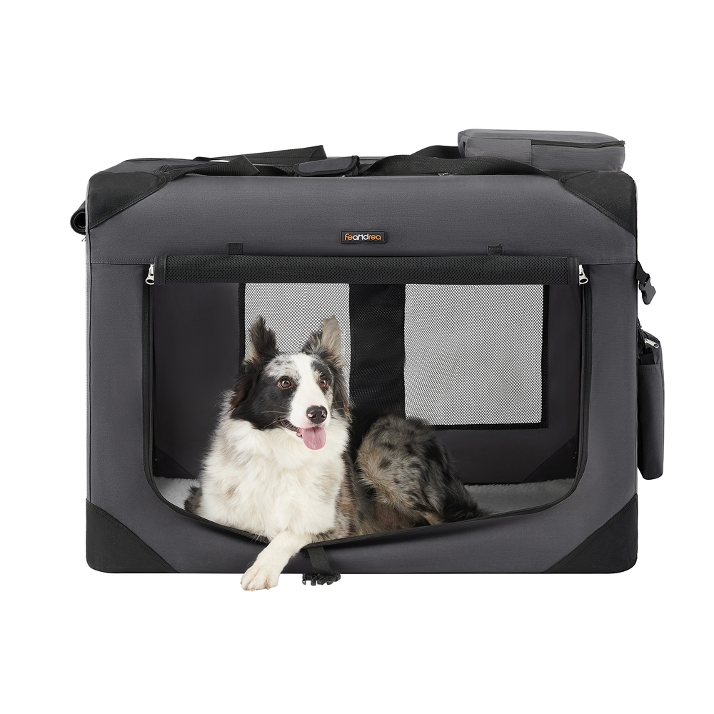 Pet Carrier 91 x 63 x 63 cm Grey