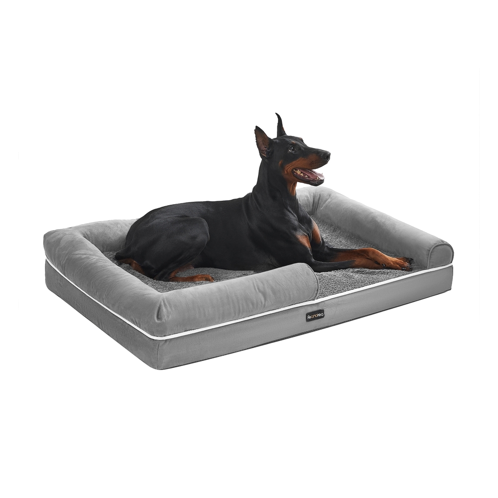 Orthopedic Dog Bed Light Grey