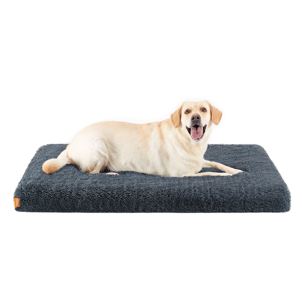 122 x 74 x 10 cm Dog Bed Dark Grey
