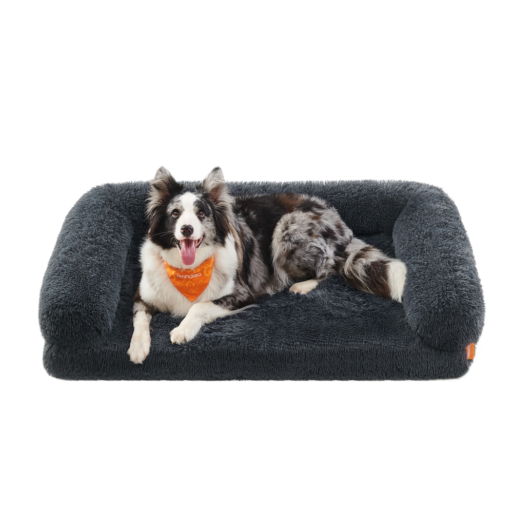 XL Dog Sofa Bed for Medium and Large Dogs Dark Grey