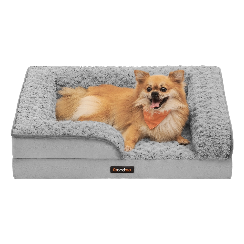 Orthopedic Dog Bed for Medium Dogs 71 x 58 x 16 cm Dove Grey Orthopedic Dog Bed for Medium Dogs 71 x 58 x 16 cm Dove Grey