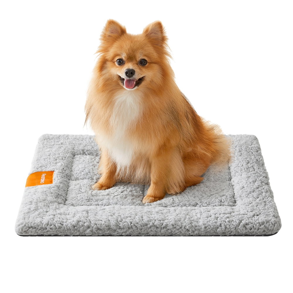 60 x 45 cm Warm Dog Cat Bed Dove Grey
