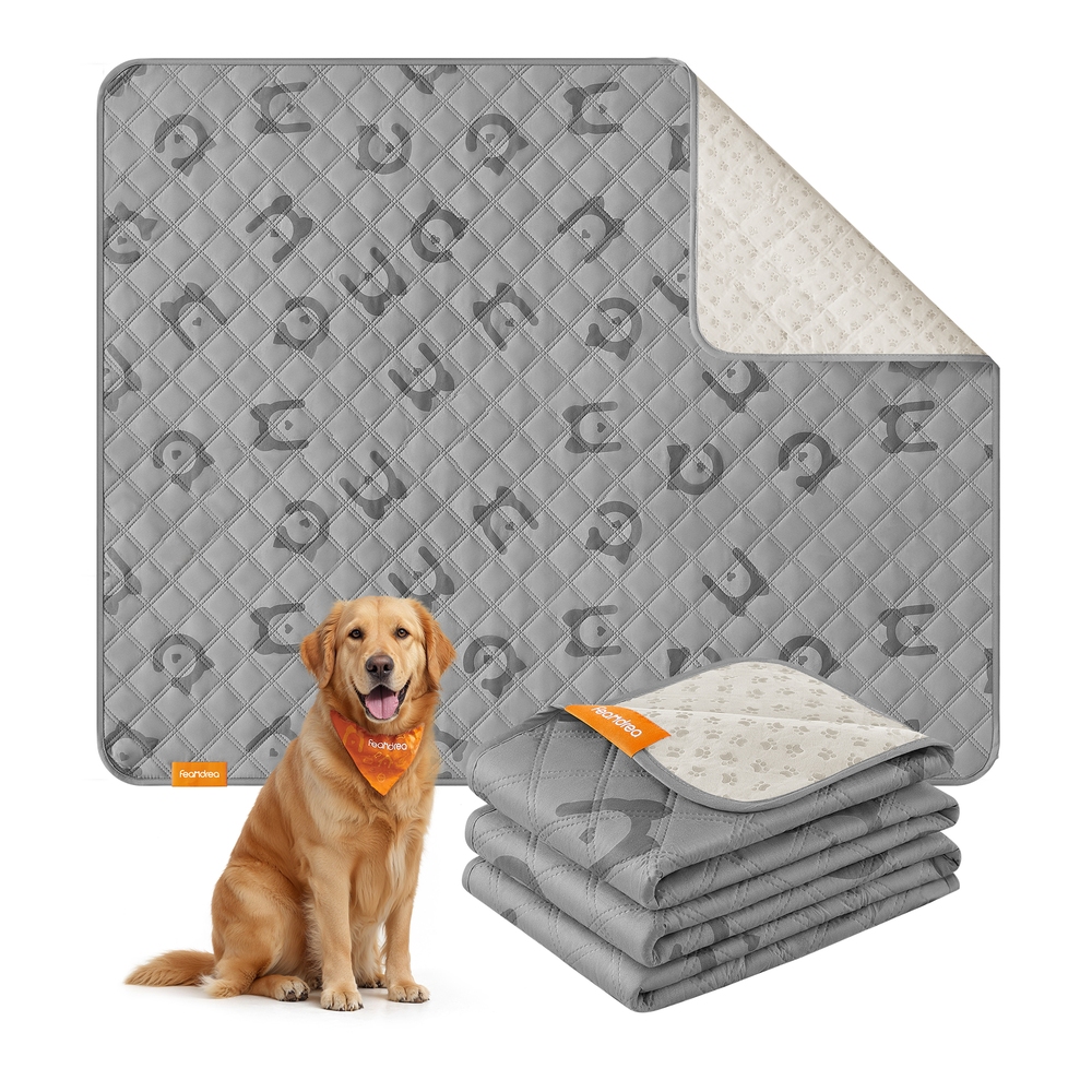 Waterproof Dog Blanket for Large Dogs 127 x 102 cm Dove Grey