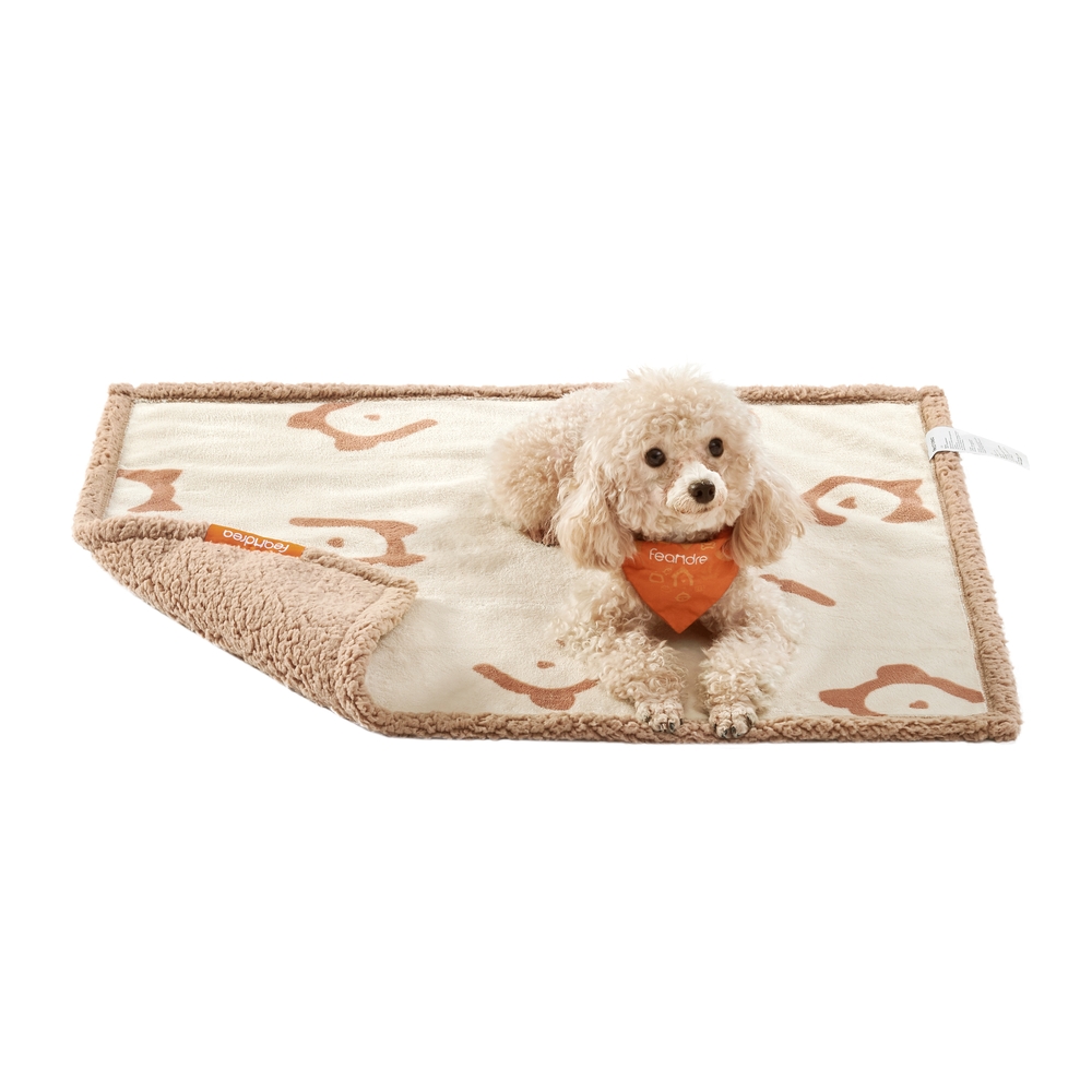 S Waterproof Sherpa Fleece Dog Blanket