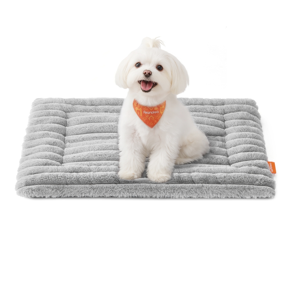Dog Bed Mat 60 x 45 cm Pet Blanket for Dogs and Cats Dove Grey