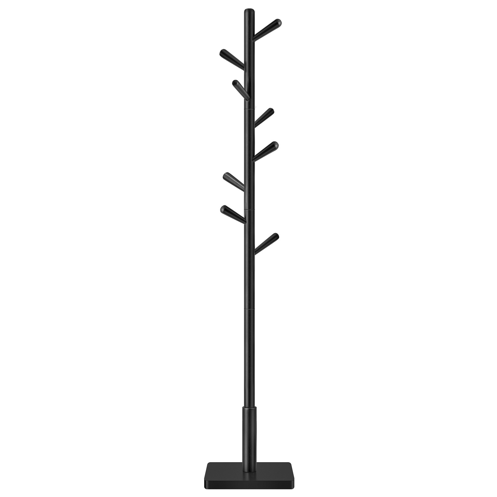 Wood Hat and Coat Stand, Beige