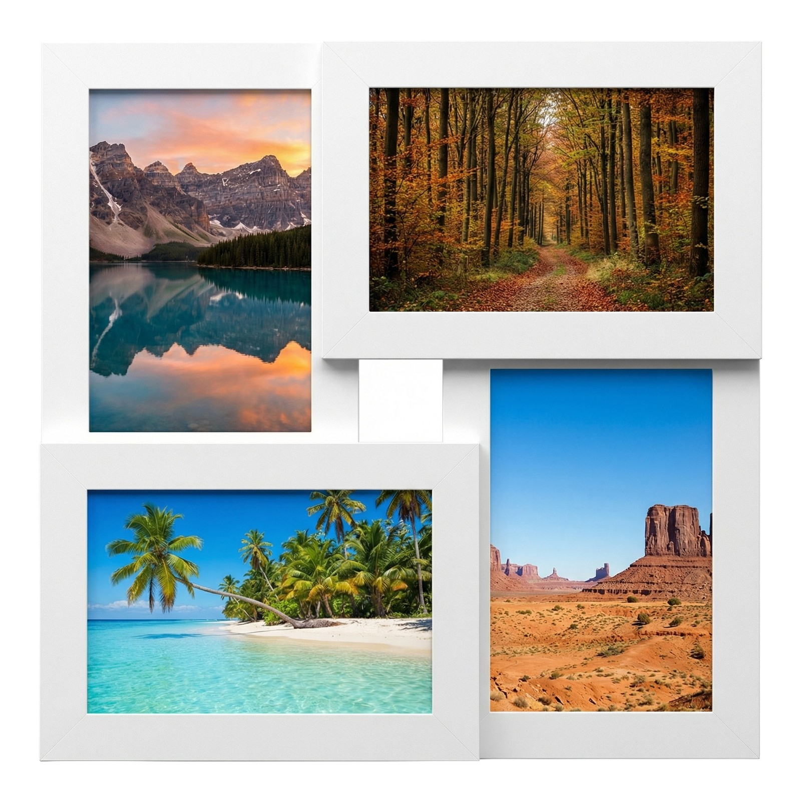 Collage Picture Frames, 4-Opening Collage Frames for 4×6 Photos, Wall Decor