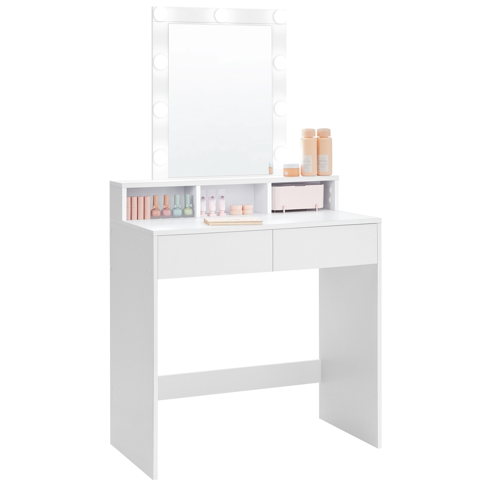 Dressing table with mirror