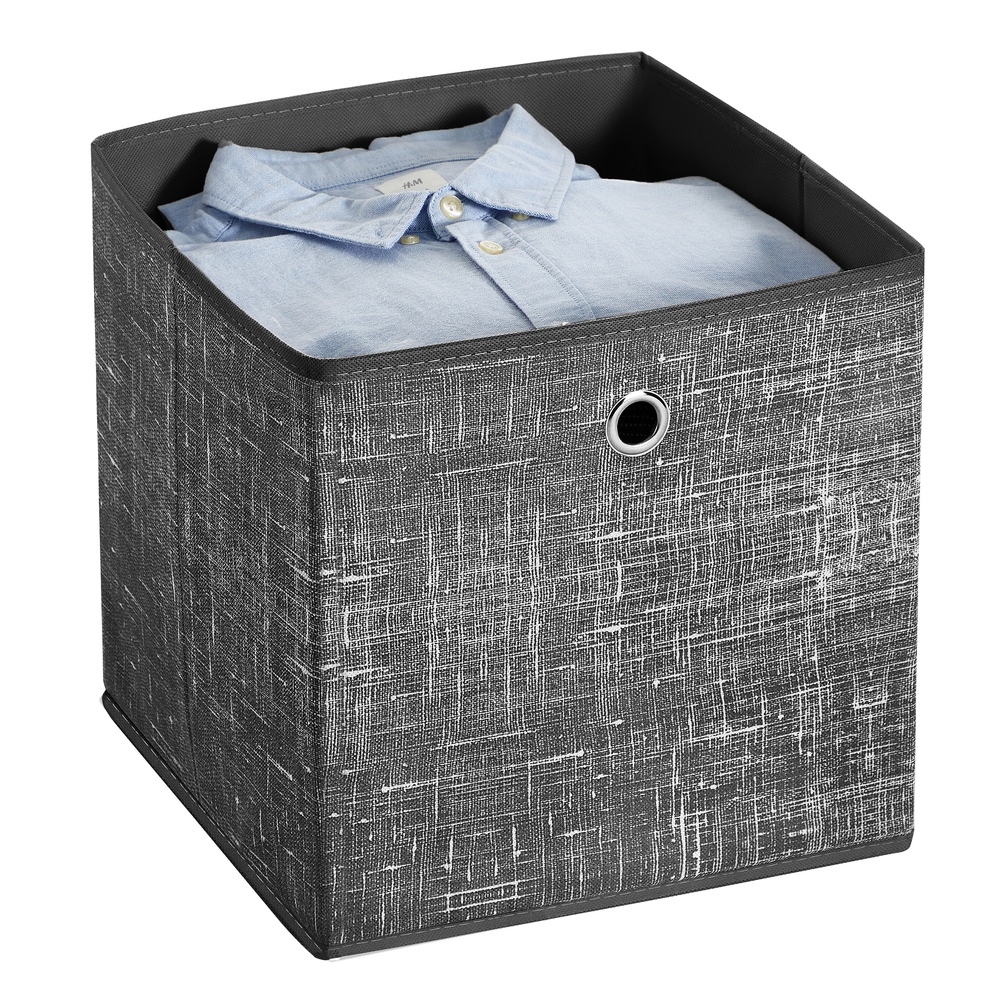 Set of 6 Non-Woven Fabric Box with Handle