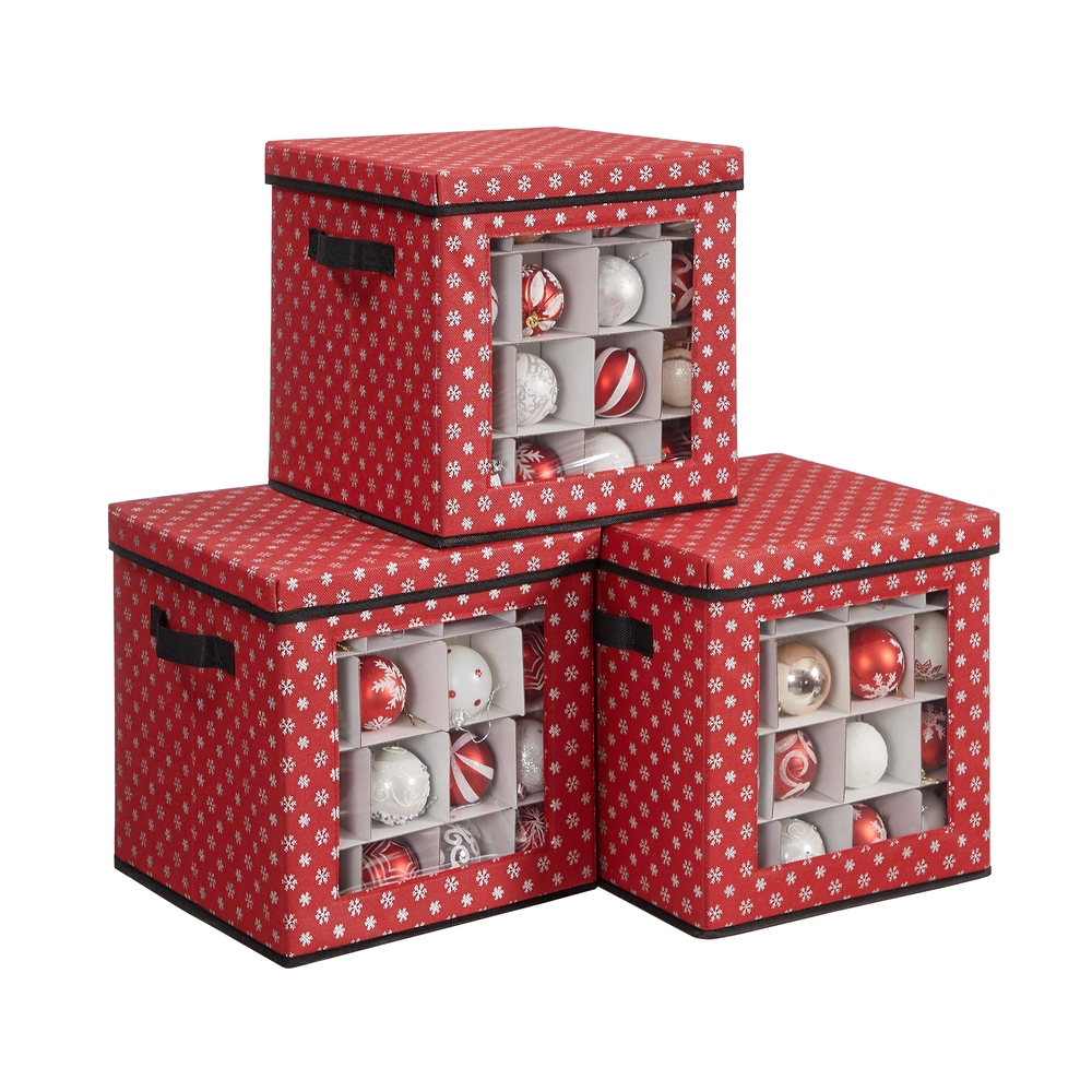 Christmas Bauble Storage Boxes Set