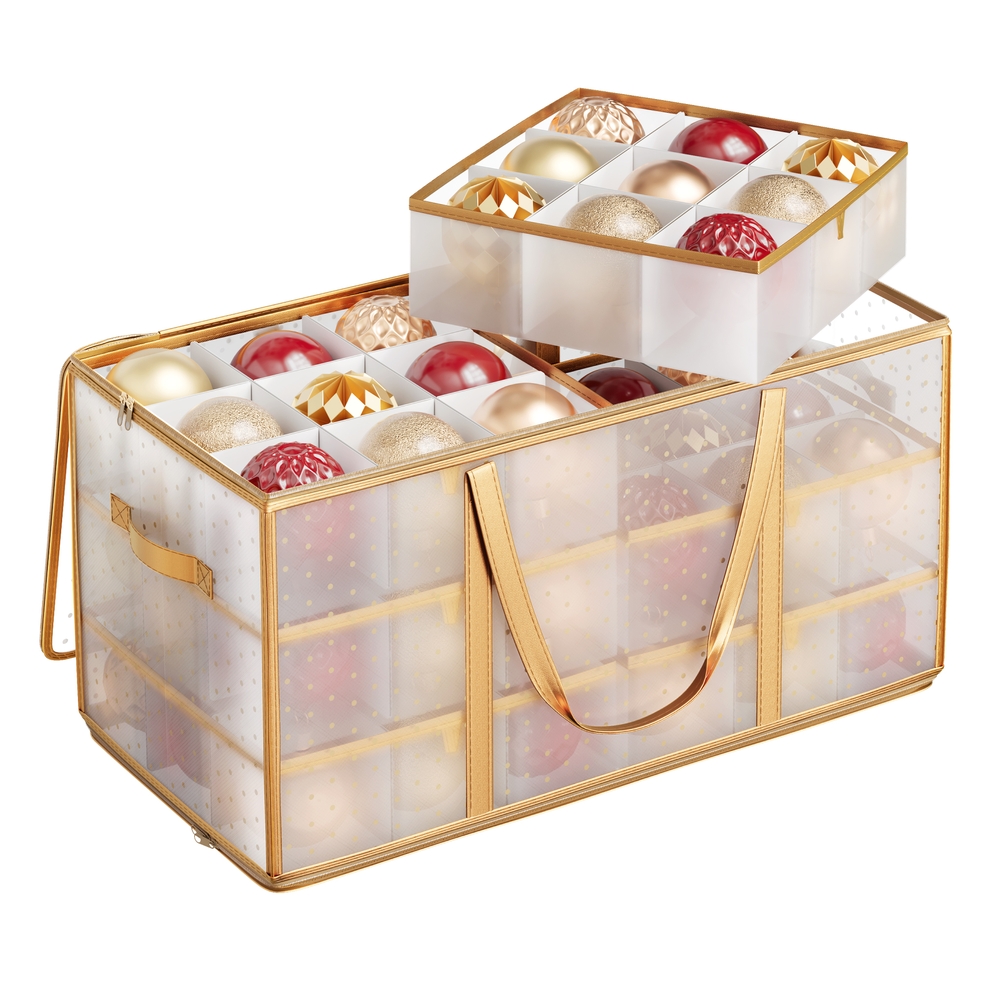 Plastic Christmas Bauble Storage Box