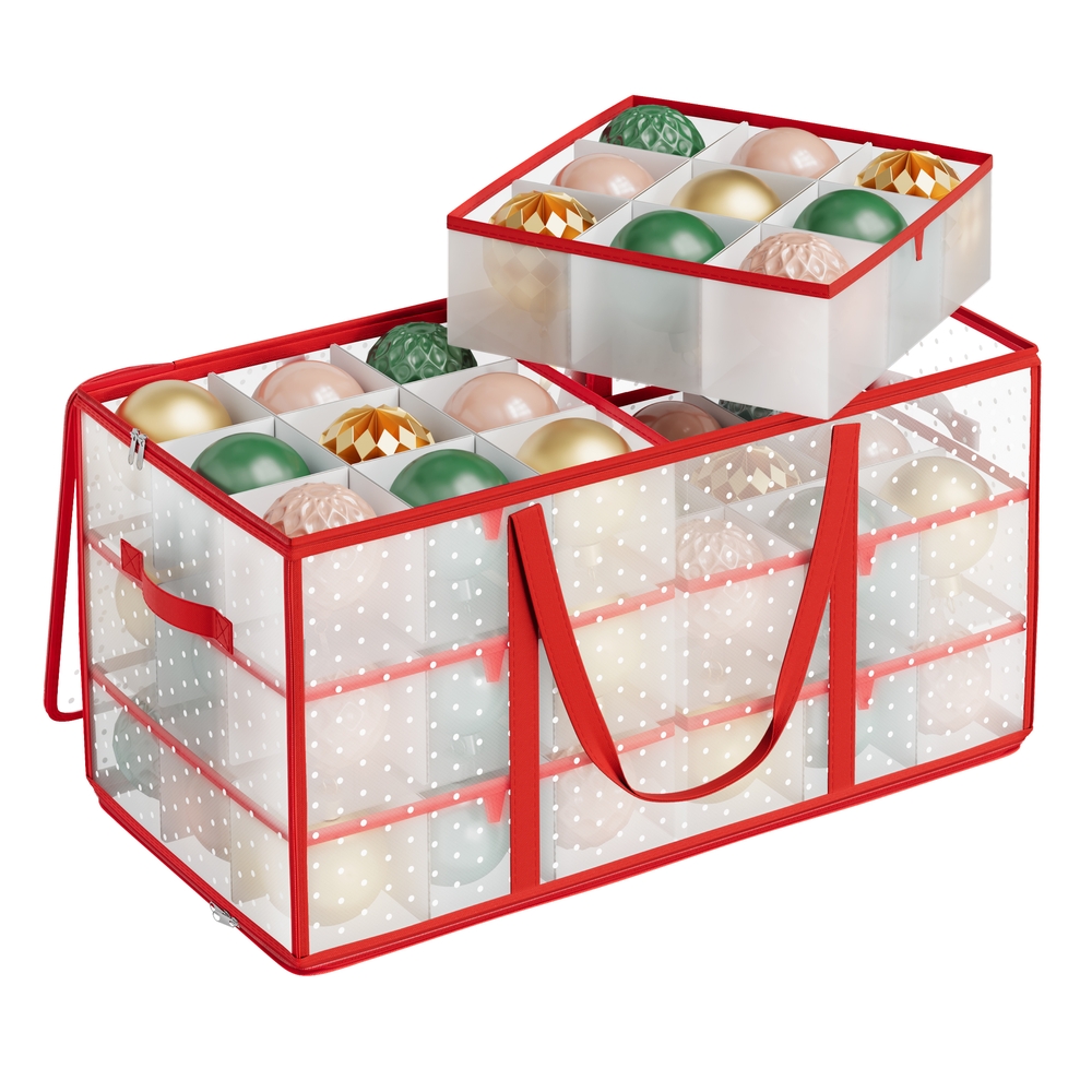 Plastic Christmas Bauble Storage Box