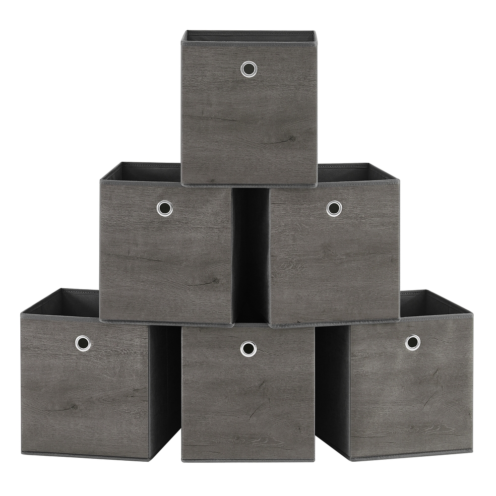 Set of 6 Non-Woven Fabric Box (26 x 26 x 28 cm) with Handle