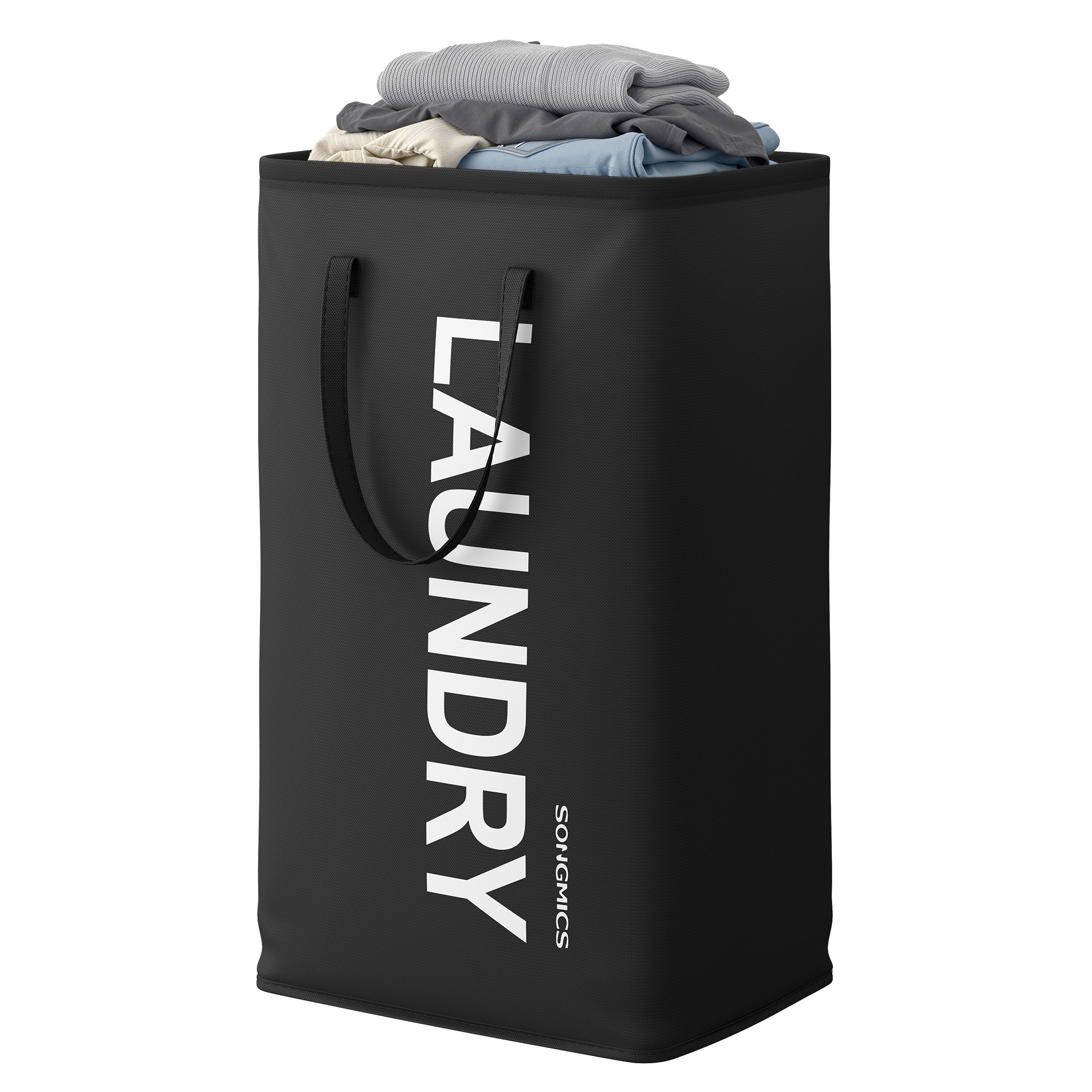 Foldable Laundry Hamper 21.1-Gallon (80 L) Ink Black Foldable Laundry Hamper 21.1-Gallon (80 L) Ink Black