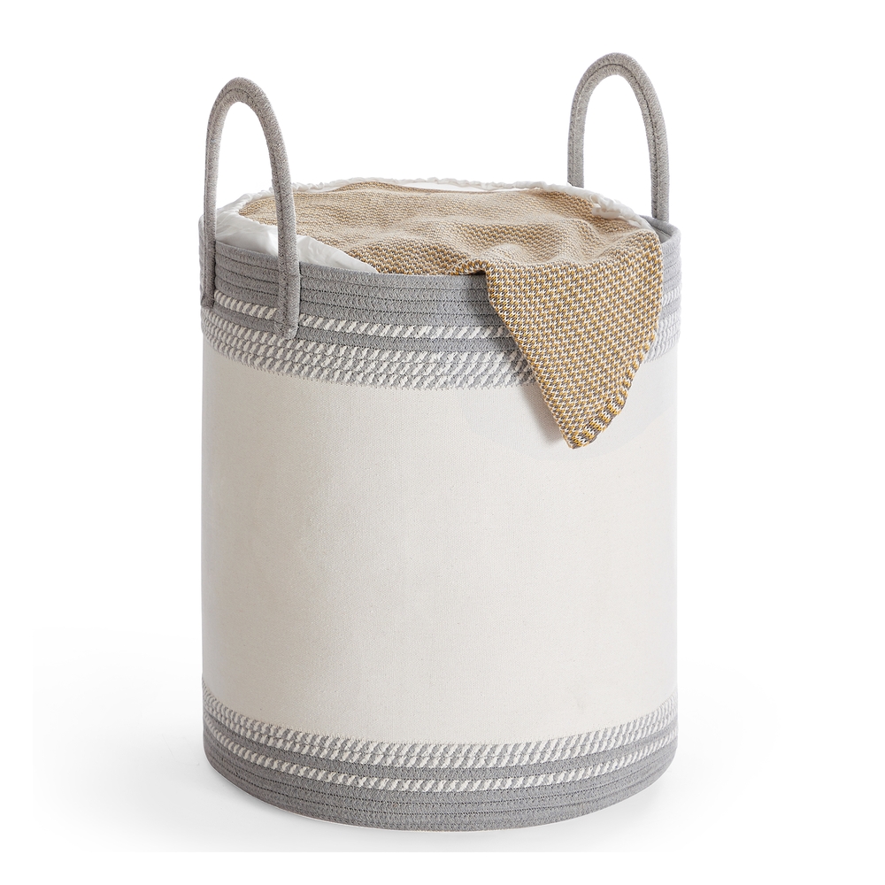 Laundry Hamper 60 L Laundry Basket 41 x 41 x 46 cm Dove Grey Laundry Hamper 60 L Laundry Basket 41 x 41 x 46 cm Dove Grey