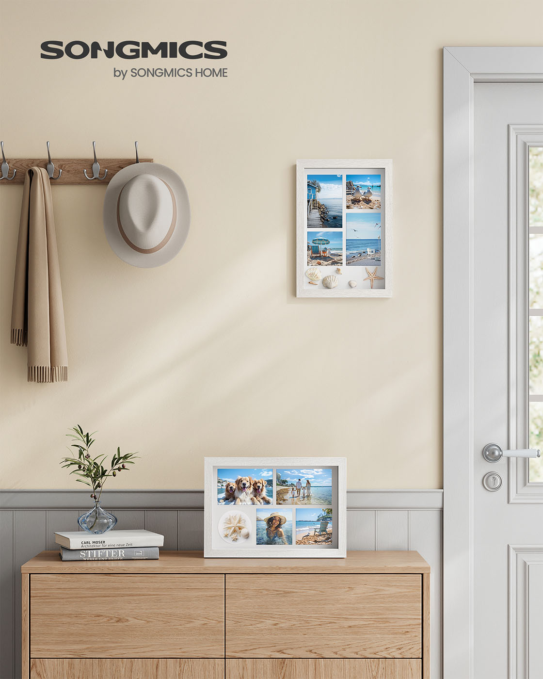 Set of 2 A4 Picture Frames with 6 Mats Set of 2 A4 Picture Frames with 6 Mats