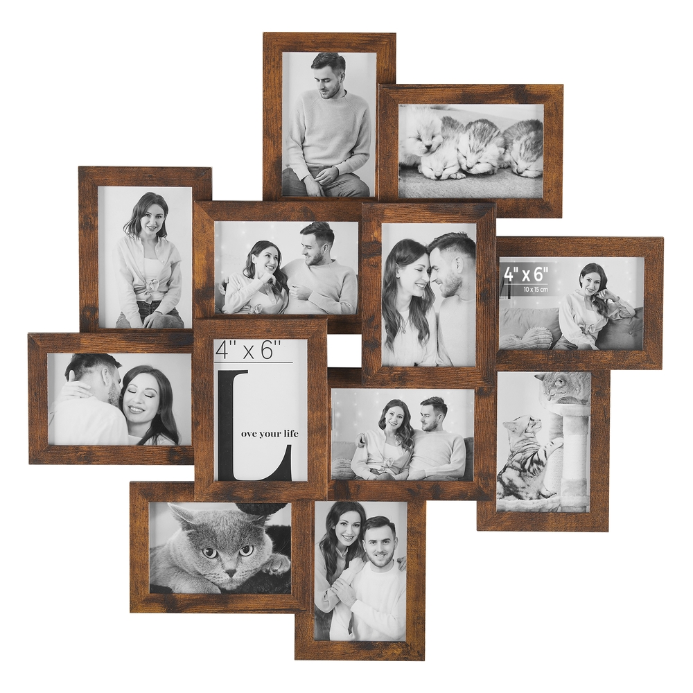 Wall Collage Picture Frames for 12 Photos