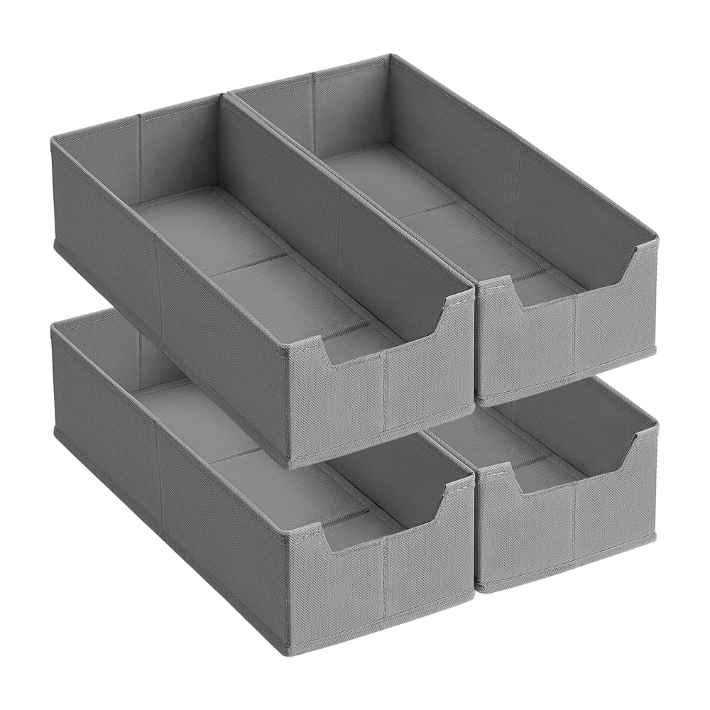 Set of foldable drawer organisers with dividers Set of foldable drawer organisers with dividers