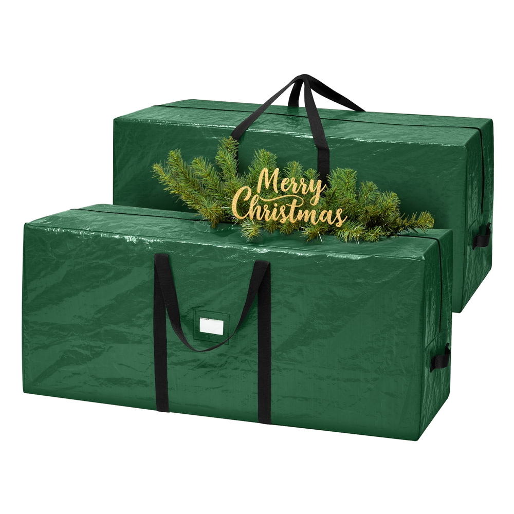 Christmas Tree Storage Bag Fits Artificial Trees up to 7.5 ft Green