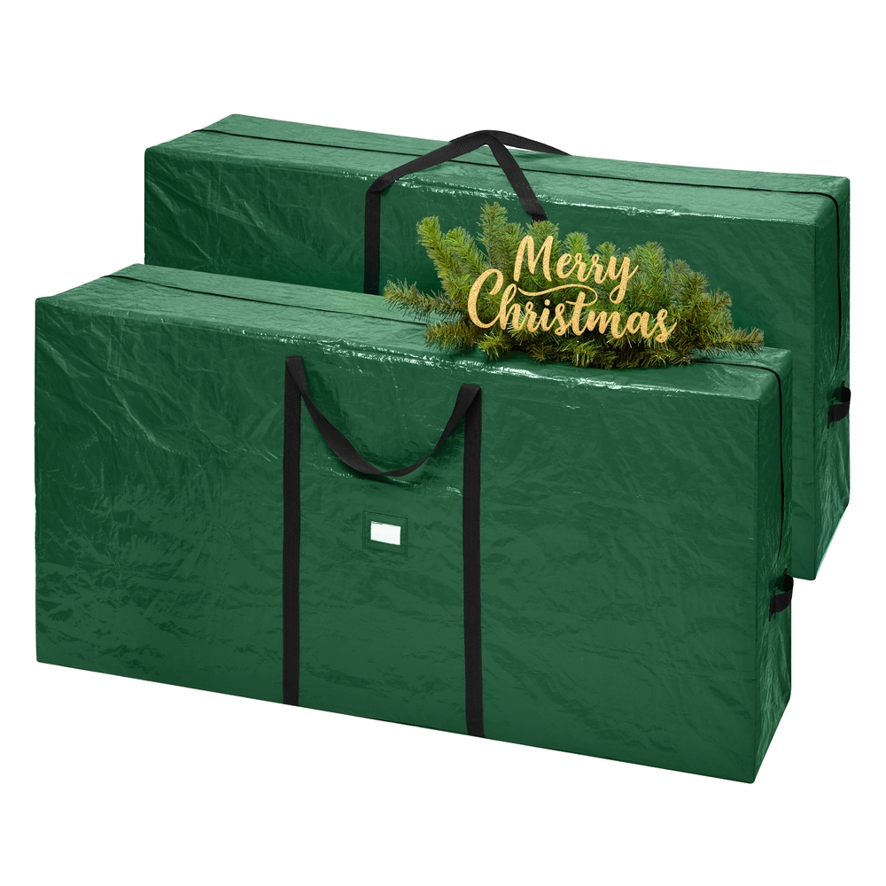 Christmas Tree Storage Bag Fits Artificial Trees up to 9 ft Green