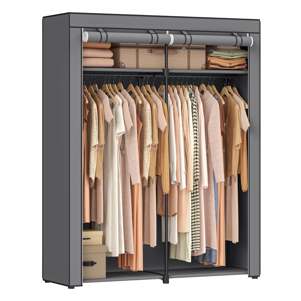Hanging Rods Portable Wardrobe