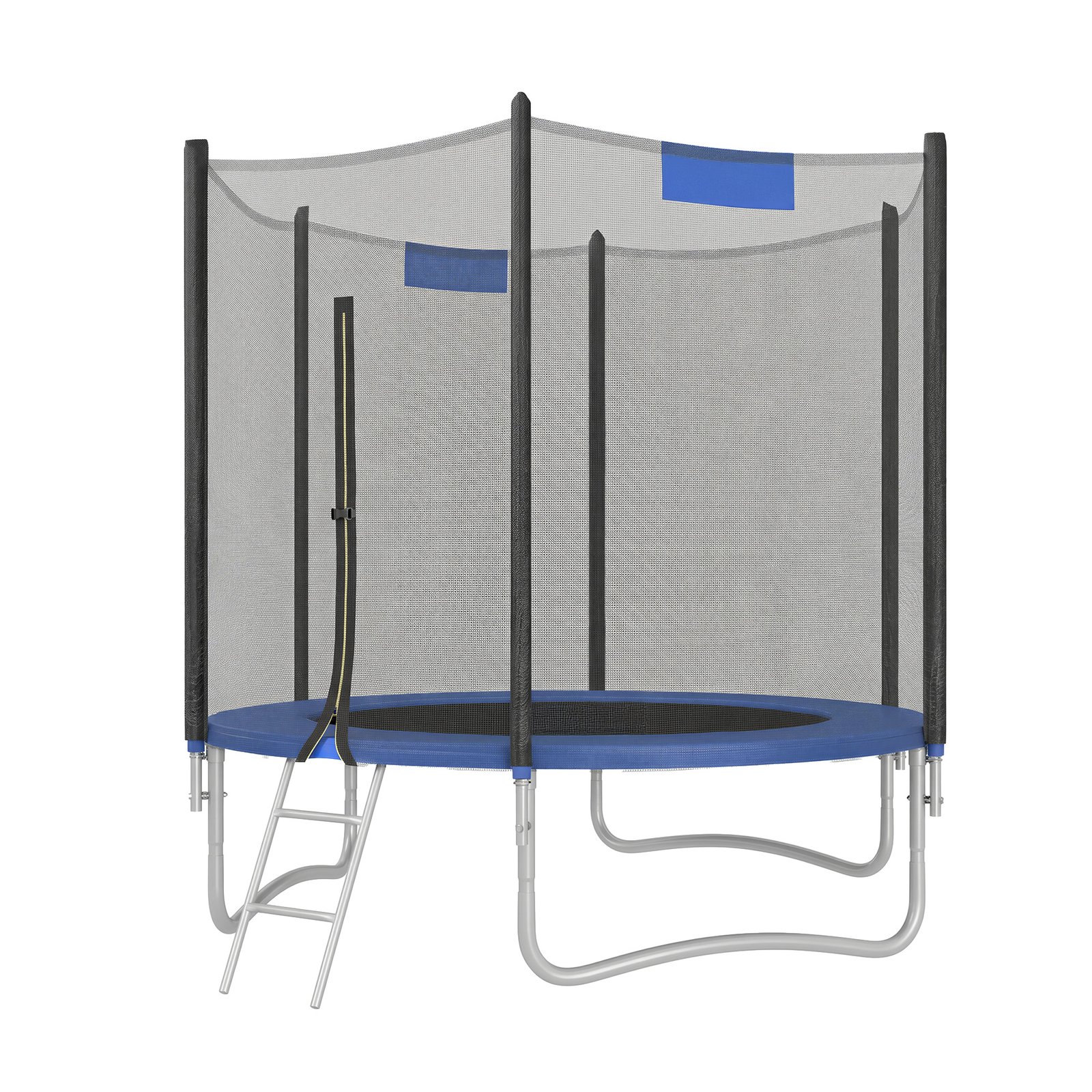 6 ft Kids Trampoline, 183 cm Trampoline with Enclosure Net, Safety Pad