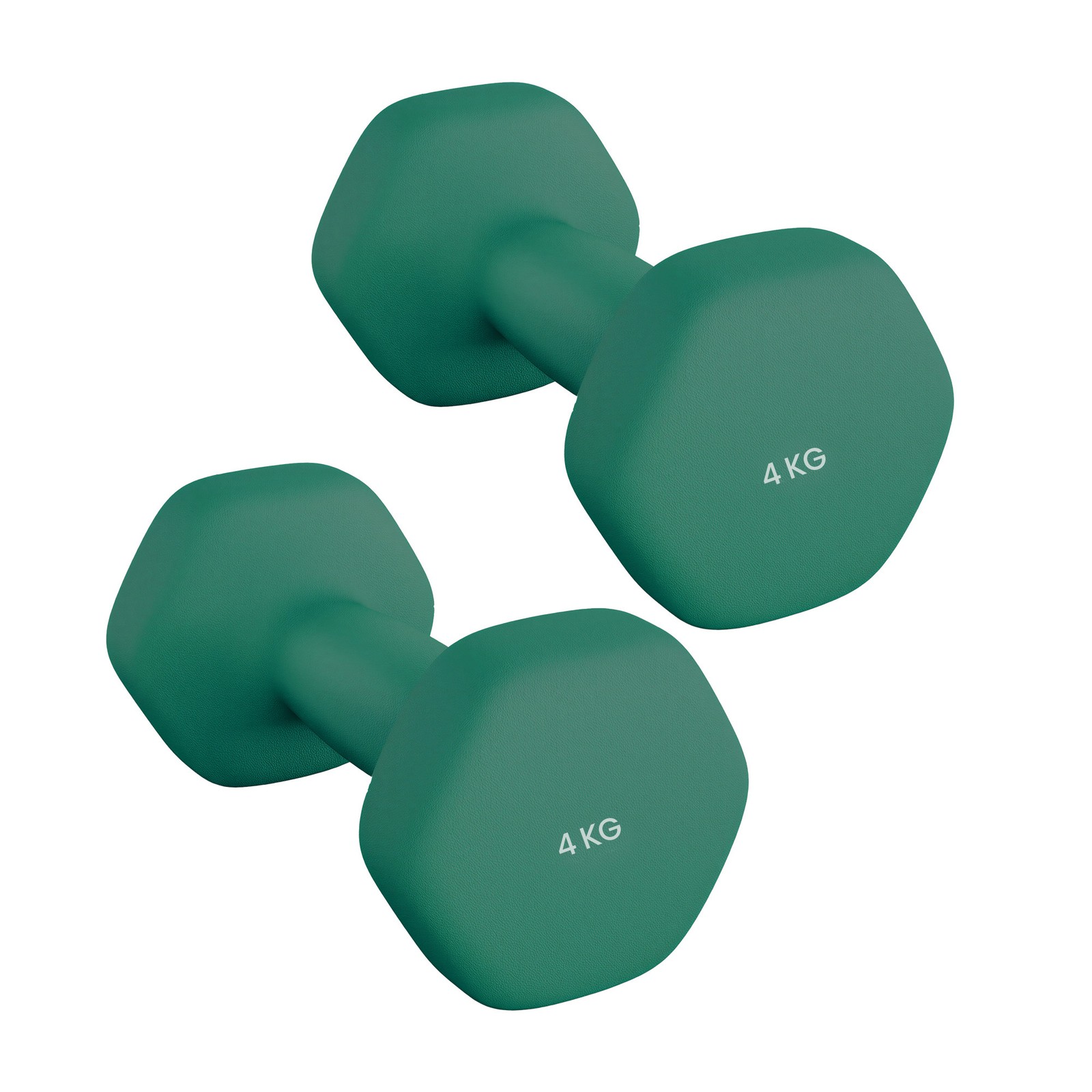 2 x 4 kg Set of 2 Neoprene Dumbbells, for Workout, Fitness