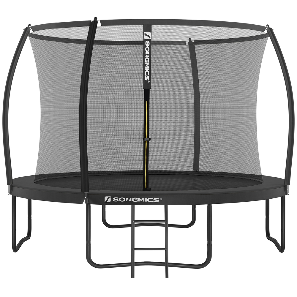 Round Trampoline 305/366cm, TÜV-Certified with All-in Safety Kit (Net/Ladder/Pads/Cover) for Outdoor Garden Use Round Trampoline 305/366cm, TÜV-Certified with All-in Safety Kit (Net/Ladder/Pads/Cover) for Outdoor Garden Use