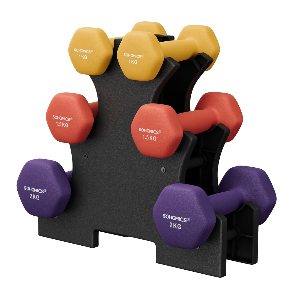 Various Coloured Vinyl Dumbbells