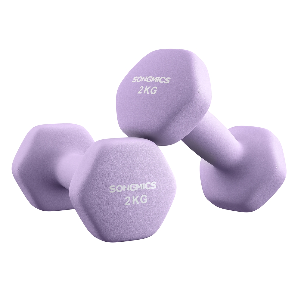 Dumbbells Set of 2 Dumbbells Strength Training Workout Fitness Training Home