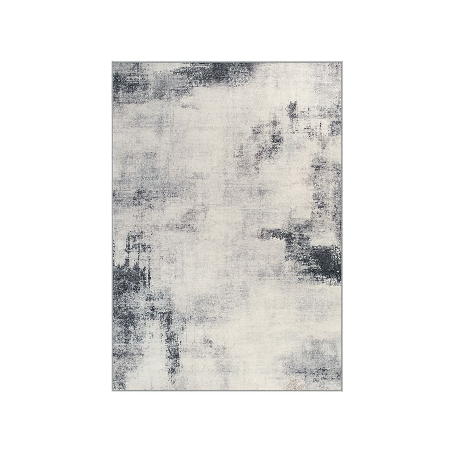 160 x 230 cm Area Rug for Living Room Dove Grey 160 x 230 cm Area Rug for Living Room Dove Grey