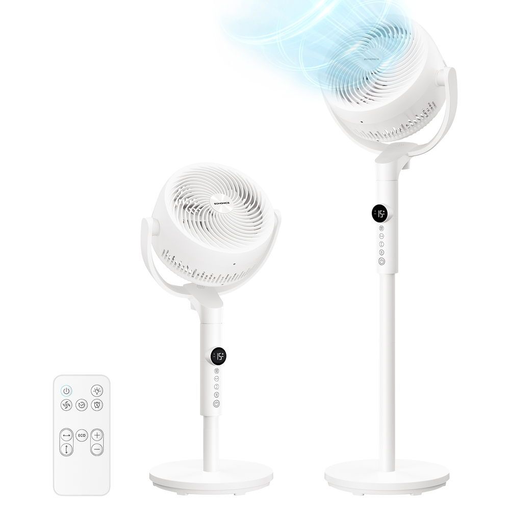 Standing Fan for Bedroom, 20 dB Quiet Pedestal Fan with Remote