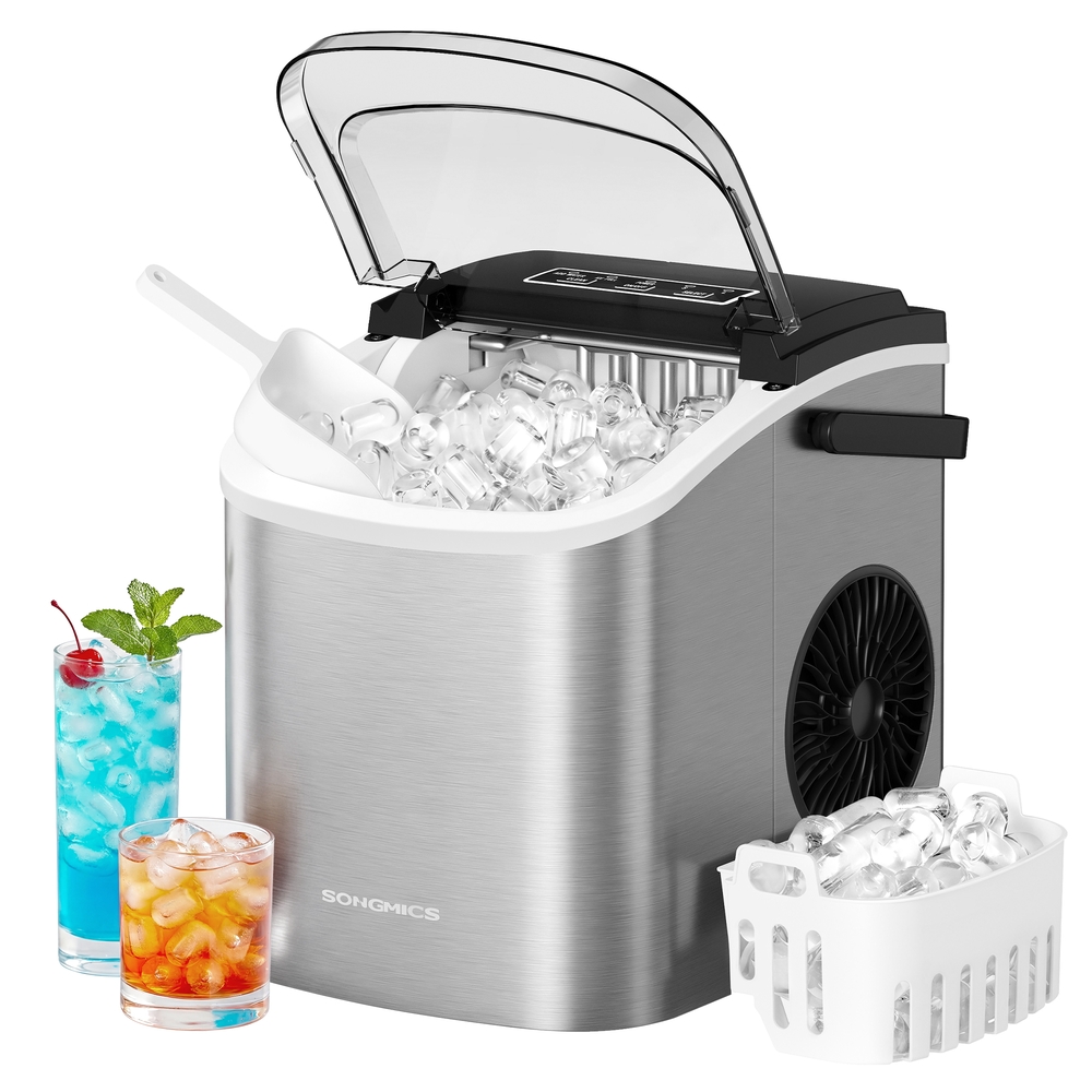 Ice Maker Countertop, Ice Cube Machine with Self Cleaning